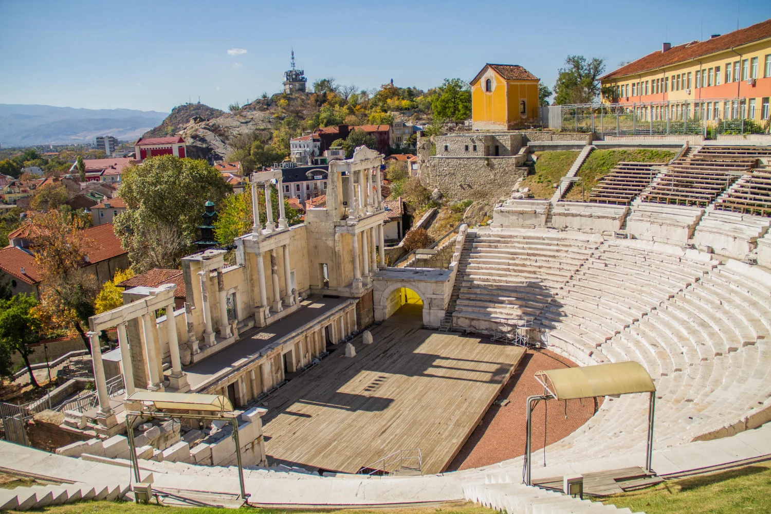 Perhaps the most well-known in Bulgaria is the ancient city of Plovdiv.  Here you’ll see ruins dating back to Roman times.  